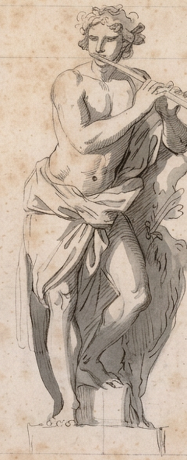 Classical drawing of Le Sanguin. The sanguine temperament